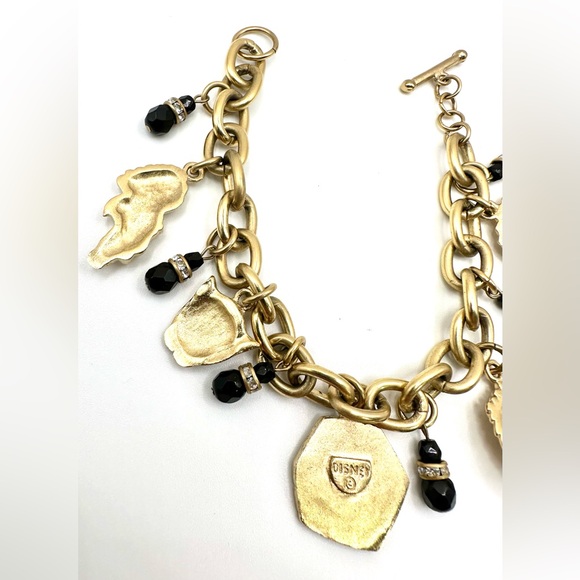 Disney’s The Lion King Gold Tone Charm Bracelet Mufasa Nala Simba Scar Charms - Picture 9 of 9